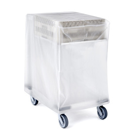 Cover 870 x 540 x H 800 mm for glass and tray trolleys product photo