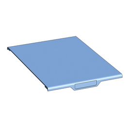 Solid polypropylene base | D 497 x L 400 mm product photo