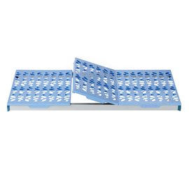 Shelf grid made of polypropylene | D 400 x L 808 mm product photo