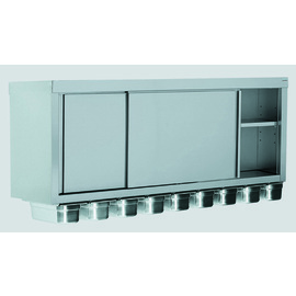 wall cupboard with 9 GN 1/3 containers | sliding doors | 1800 mm x 400 mm H 600 mm product photo