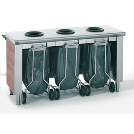 presort table with 3 bin bag stands premium white  L 1700 mm  B 600 mm  H 900 mm product photo  S