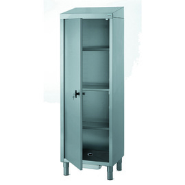 Cleaning supplies cabinet with floor drain | 1 wing door | 600 mm x 500 mm H 1890 mm product photo
