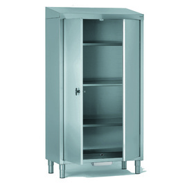 Cleaning supplies cabinet with floor drain | 2 wing doors | 1000 mm x 500 mm H 1890 mm product photo