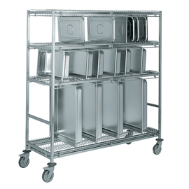 GN container trolley | 38 compartments per level L 1278 mm product photo