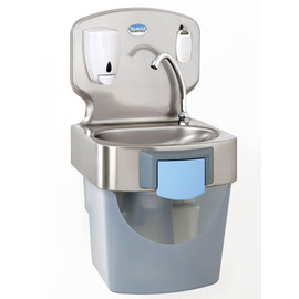 hand wash sink TS 2000N floor model  • knee operated  | soap dispenser  | 400 mm  x 440 mm  H 755 mm product photo