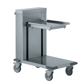 glass stacking trolley for 6 - 10 baskets | 4 swivel castors made from polyamide product photo