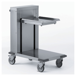 tray stacking trolley ABS for 140 trays | 4 swivel castors made from polyamide product photo