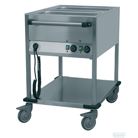 bain marie trolley heatable  • 2 basins product photo