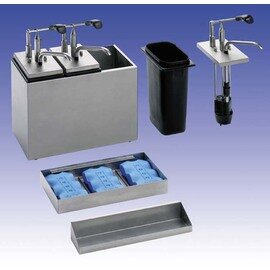 sauce bar 3 x 2.5 ltr coolable  | handling per lever  L 360 mm  H 400 mm product photo