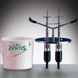 pastry filler stainless steel lid|2 pumps suitable for 10-litre bucket Zentis product photo