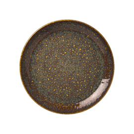 plate VESUVIUS Ø 280 mm porcelain amber product photo