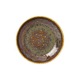 plate deep VESUVIUS Ø 253 mm porcelain amber product photo