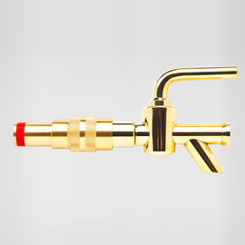 barrel tap Rheinland brass with safety barrel tapping system • screw in incl. seal product photo