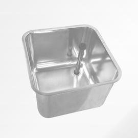 kitchen sink stainless steel 400 x 400 x 300 mm product photo