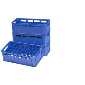 glass crate blue  H 228 mm | 32 compartments 85 x 85 mm  H 205 mm product photo