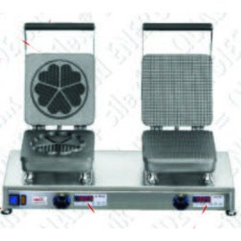 double waffle iron T-502 AT American Style - Duo  | 4000 watts 400 volts product photo