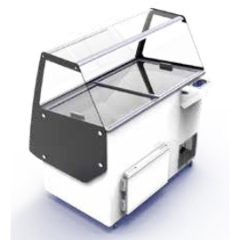 ice cream sales counter ATHENA 9 | suitable for 9 ice cream trays | 1194 mm x 842 mm H 1285 mm product photo  S