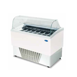 ice cream showcase BRIO 4+4 | suitable for 8 Ice cream containers | 852 mm x 773 mm H 1225 mm product photo