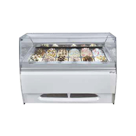 ice cream showcase POP 12 | with paneling | 1134 mm x 1034 mm H 1283 mm product photo