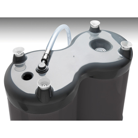 glass rinser | SPÜLBOY® Twin-Go T shady grey with cleaning set product photo  S