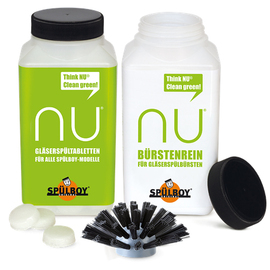 NU cleaning set, three-piece product photo