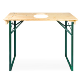 glass washing table basic | foldable product photo