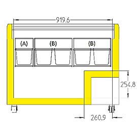 sales chest EFE 3052 white 1.447 kWh/24h product photo  S