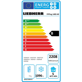 freezer GN 2/1 | 1096.0 ltr | convection cooling product photo  L