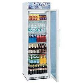 Display refrigerator with recirculating air cooling BCDv 4312, with insulating glass door, temperature range: + 2 ° C to + 12 ° C product photo