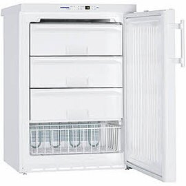 Freezer with static cooling GGU 1500, white, temperature range: -9 ° C to -26 ° C, underdeveloped product photo