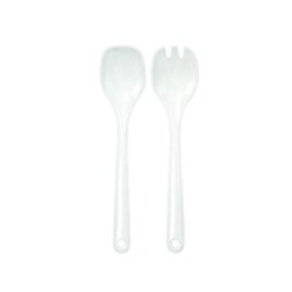salad cutlery salad fork|salad spoon melamine white  L 305 mm product photo