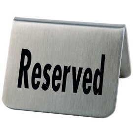 table display stand • Reserved • stainless steel L 55 mm x 50 mm H 35 mm | 2 pieces product photo