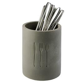 cutlery container concrete Element grey Ø 110 mm H 140 mm product photo  S