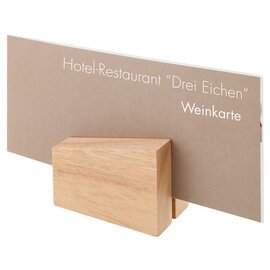 sign holder • wood L 85 mm x 60 mm H 85 mm H 45 mm | 2 pieces product photo  S