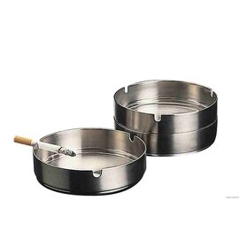 ashtray stainless steel matt  Ø 120 mm  H 30 mm product photo