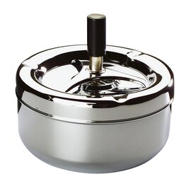 ashtray KLASSIKER with windproof lid metal  Ø 130 mm  H 105 mm product photo