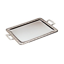 tray SCHÖNER ESSEN stainless steel relief rim  L 600 mm with handles  B 360 mm product photo