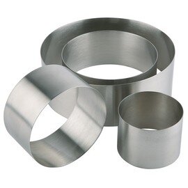 mousse ring stainless steel round Ø 60 mm  H 45 mm product photo