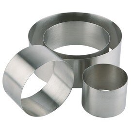 mousse ring stainless steel round Ø 140 mm  H 50 mm product photo