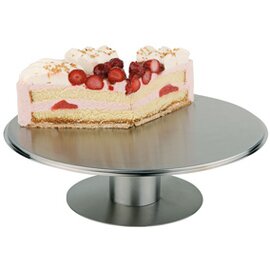 serving platter|cake plate INOX stainless steel Ø 310 mm  H 70 mm product photo