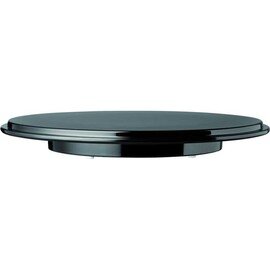 cake plate plastic black Ø 310 mm  H 40 mm product photo