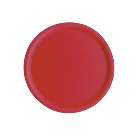 serving tray HAPPY HOUR polyester red round  Ø 380 mm product photo