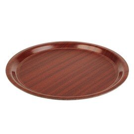 tray mahogany brown | round  Ø 320 mm  | non-slip product photo