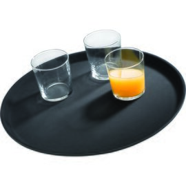 tray GASTRO fibre glass black round  Ø 275 mm product photo