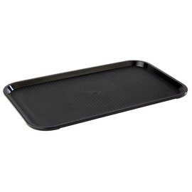 fast food tray GN 1/1 black rectangular | 530 mm  x 325 mm product photo