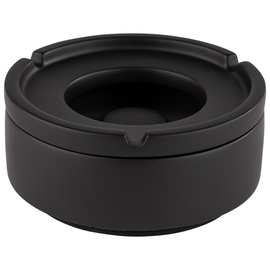 wind ashtray ELEMENT BLACK concrete black Ø 105 mm H 50 mm product photo
