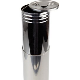 stand ashtray | litter bin SMOKERS POINT stainless steel  Ø 90 mm  H 860 mm product photo  S