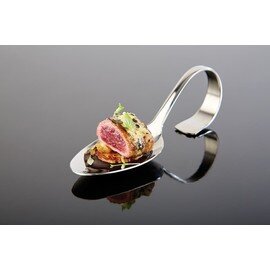 gourmet spoon CLASSIC stainless steel coloured L 130 mm W 40 mm product photo