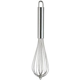 egg whisk stainless steel 8 wires Ø 1.5 mm hollow handle matt  L 430 mm product photo