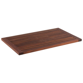 cutting board dark brown oak wood 585 mm x 350 mm product photo